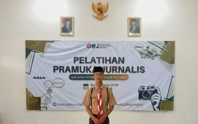Perwakilan Madrasah Aliyah Al-Rosyid Ikuti Pelatihan Pramuka Jurnalis Tahun 2026 di Kwarcab Bojonegoro